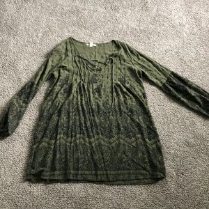 Billibong Green Floral Dress